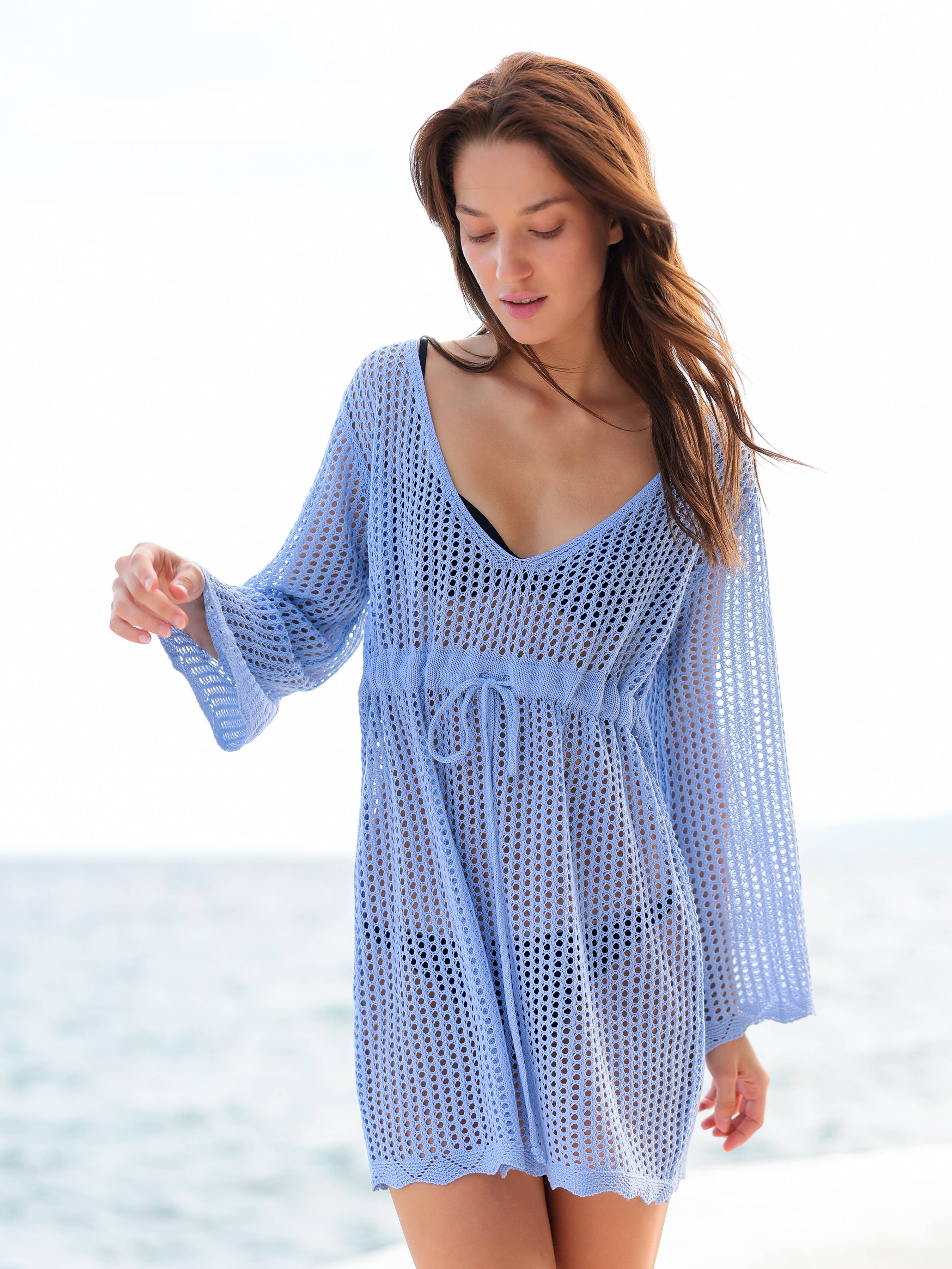 MARINA COVER-UP,BLUEBELL