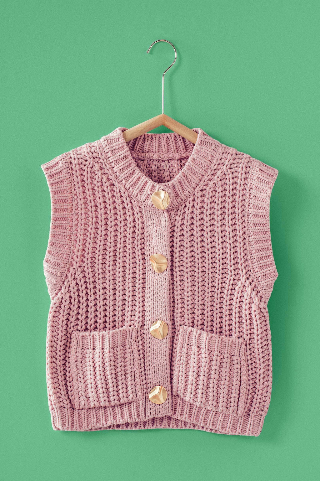 Chunky Knit Sweater Vest