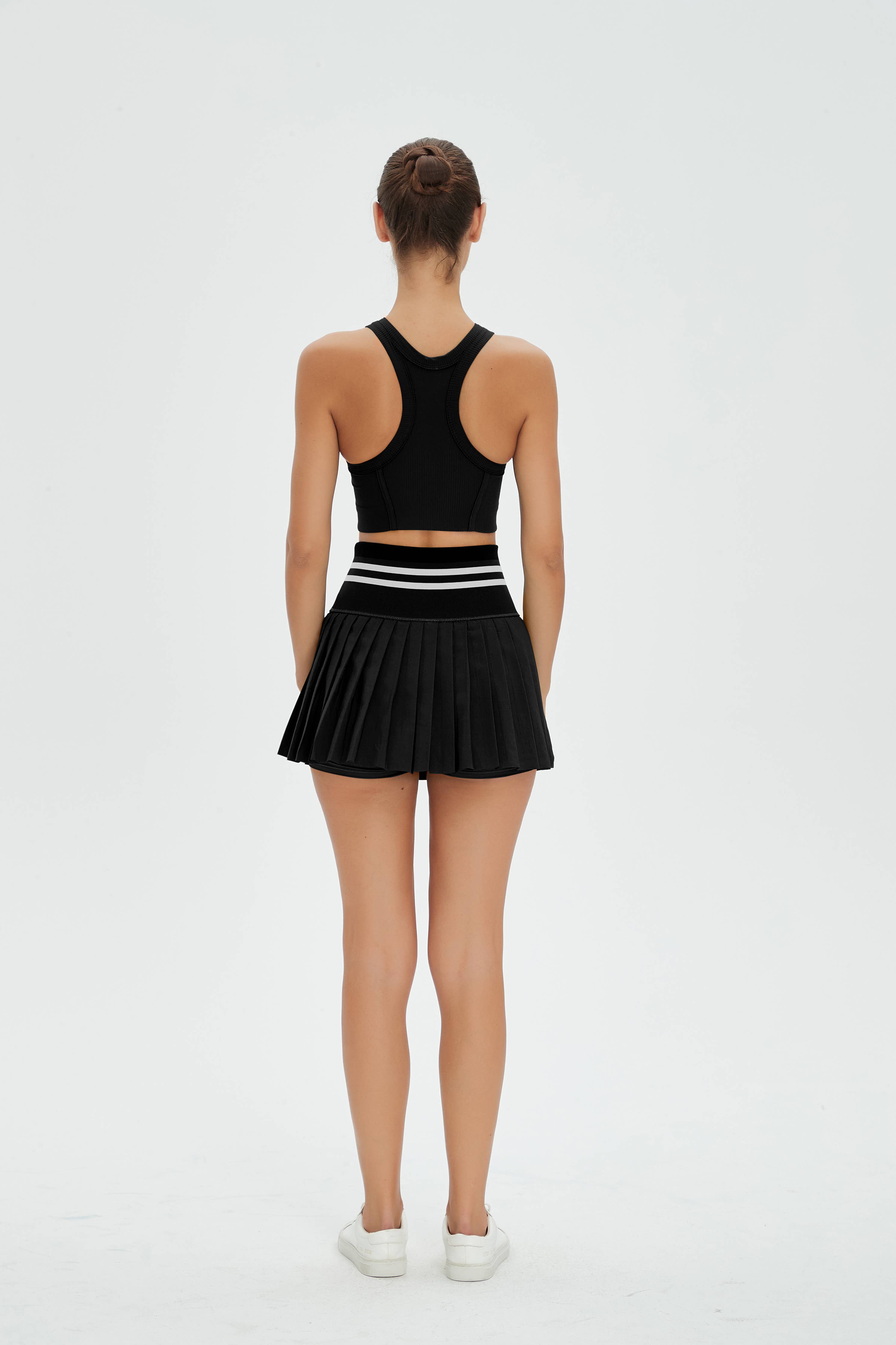 Aurelia Active Top and Pleated Tennis Skirt 2-Piece Set