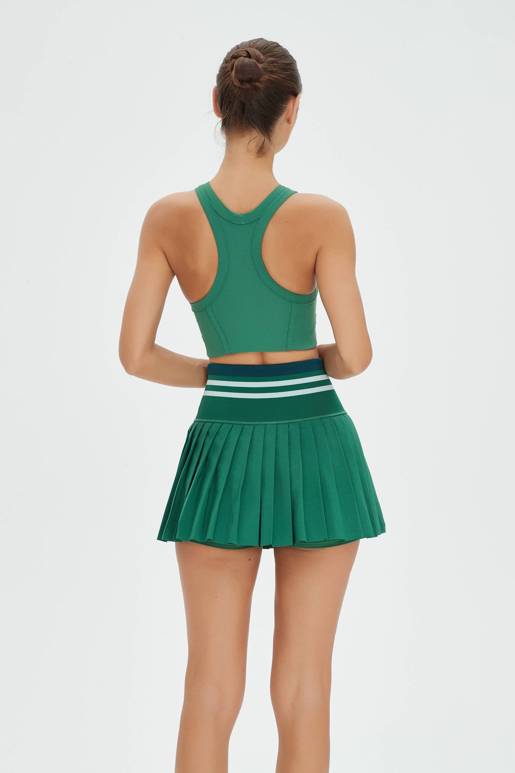 Aurelia Active Top and Pleated Tennis Skirt 2-Piece Set