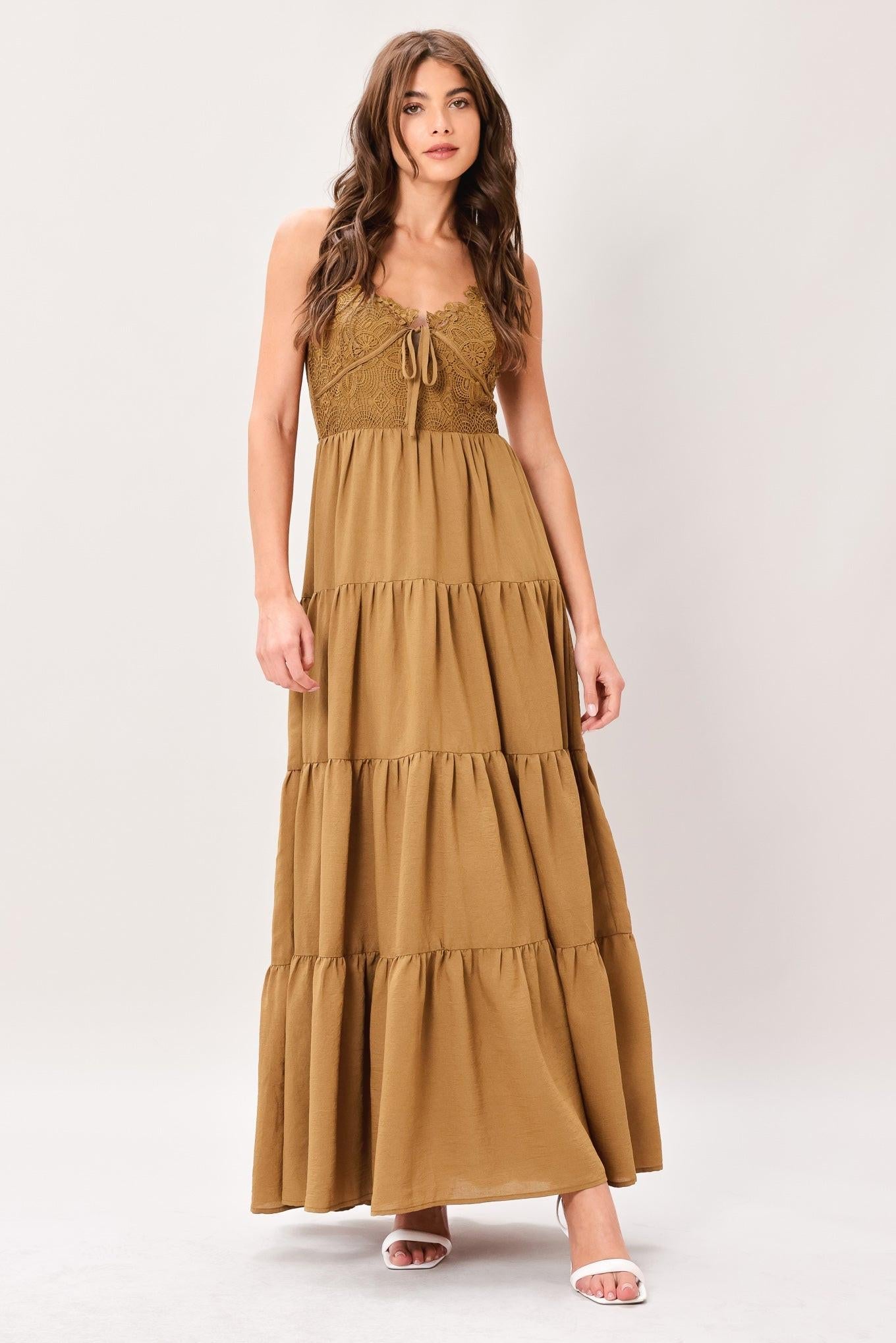 NOMAD BLOOM WOVEN MAXI DRESS