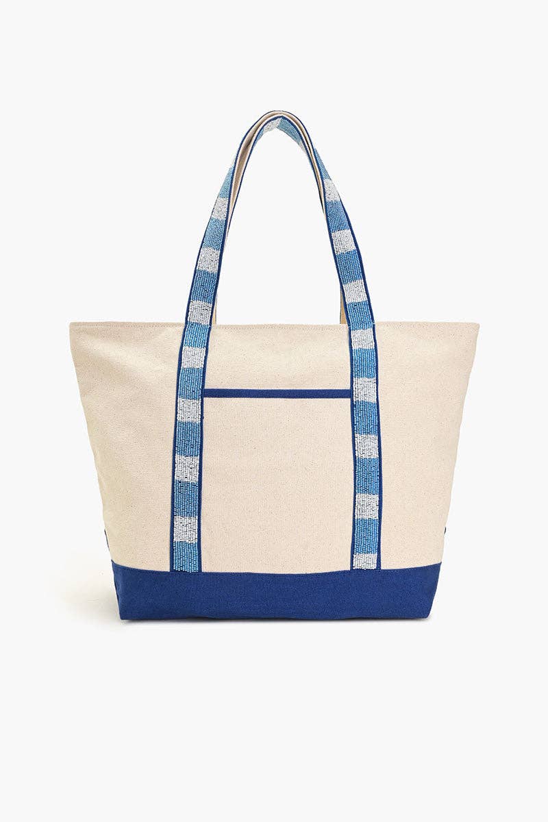 Coastal Claw Beaded Boat Bag