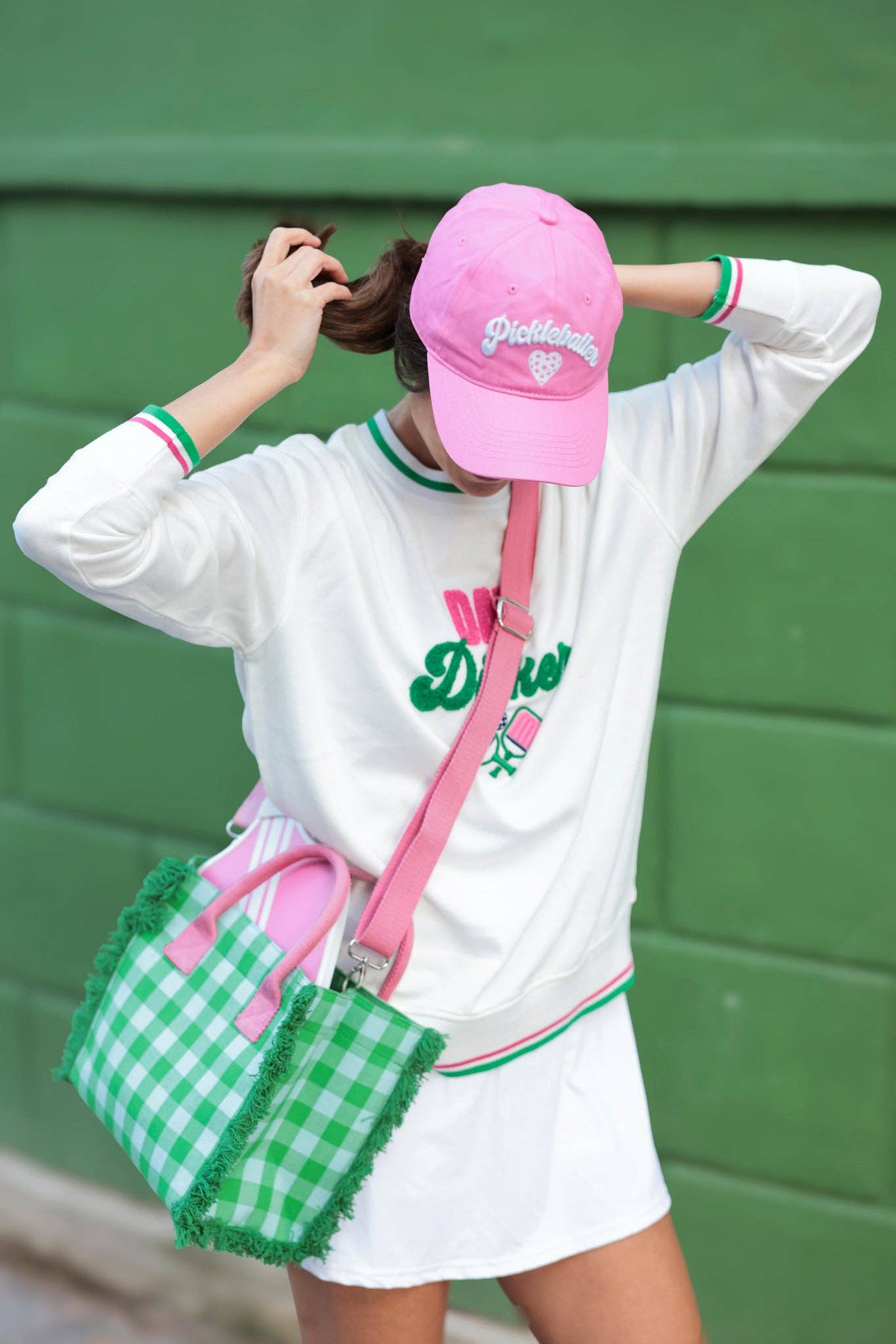 "DAY DINKER" SWEATSHIRTS, WHITE