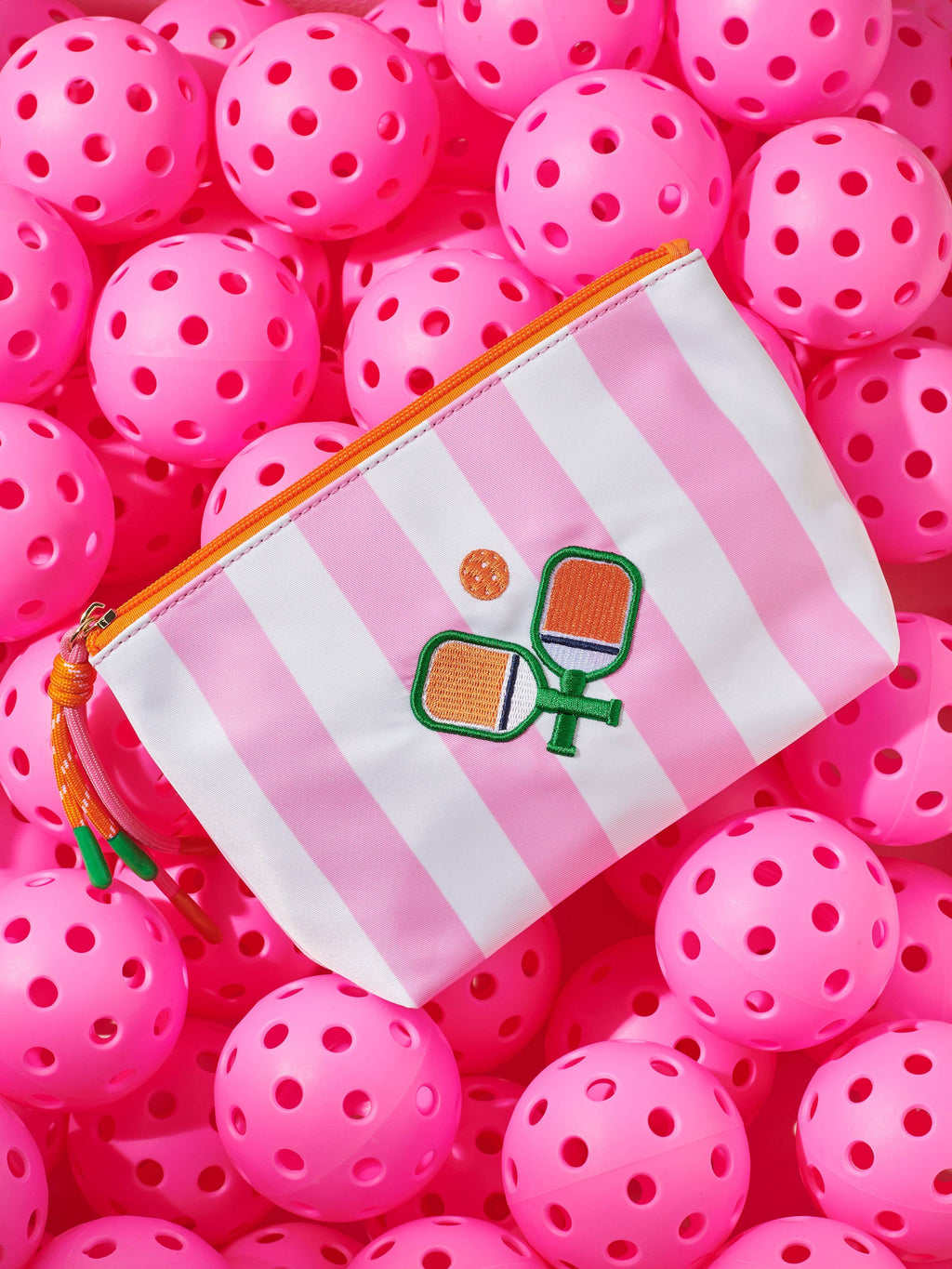 Stripe Paddles Zip Pouch