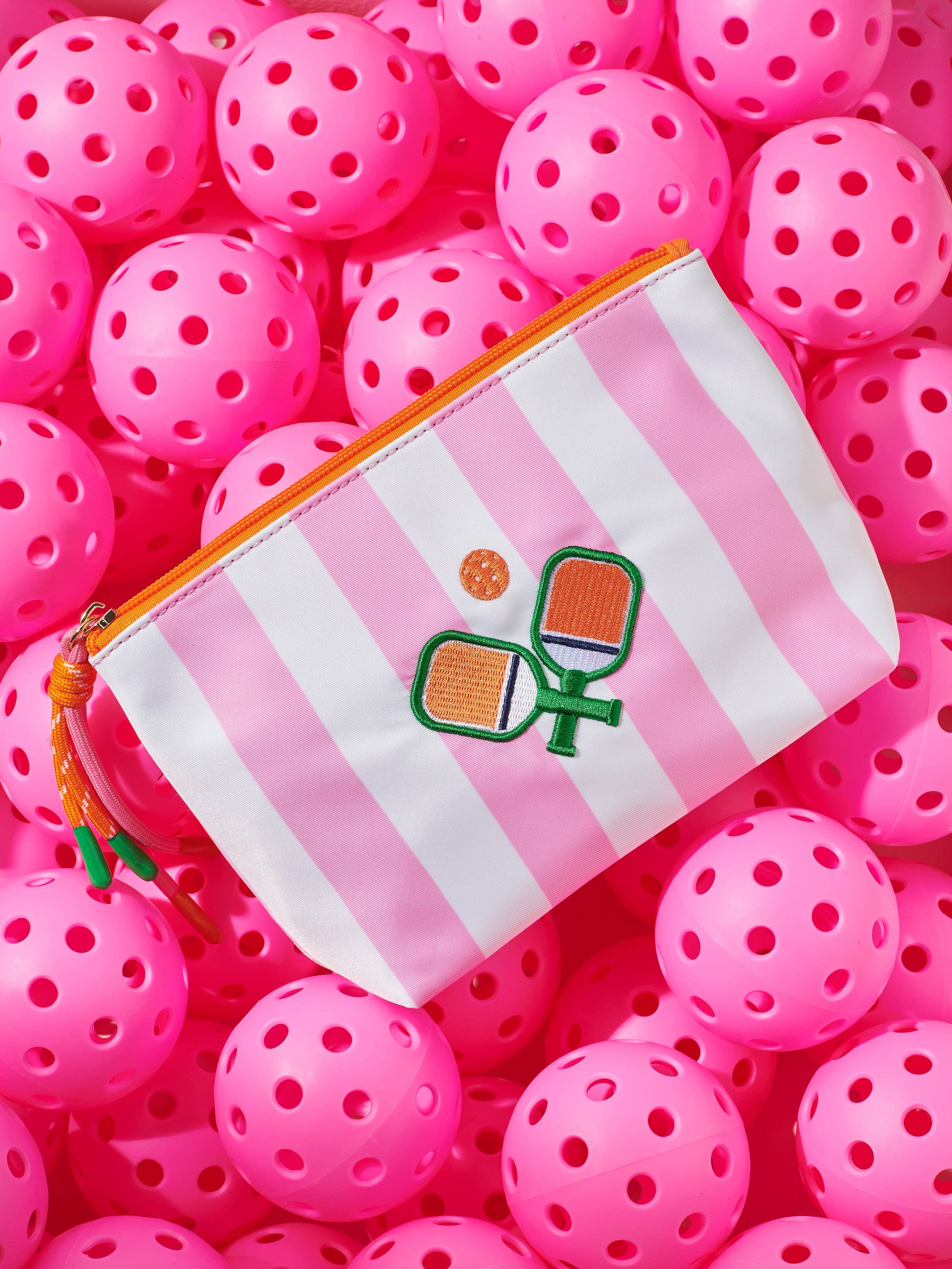 Stripe Paddles Zip Pouch