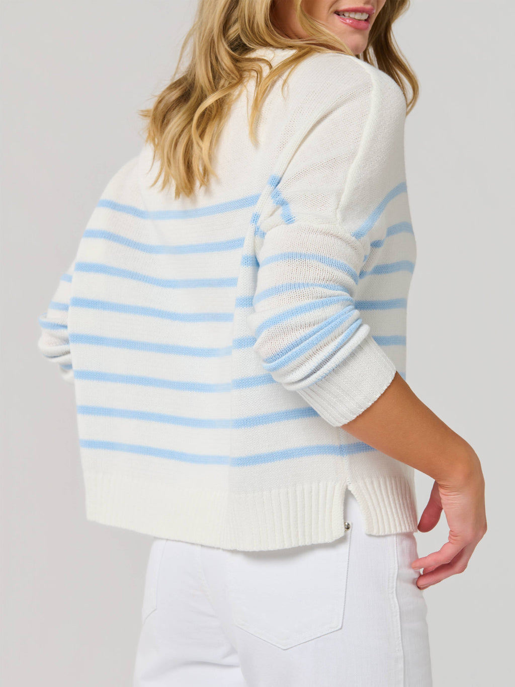 Coastal Claw Lobster Stripped Sweater